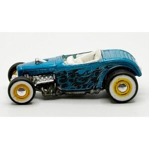 Mattel Hot Wheels DEUCE ROADSTER Blue Diecast Car Malaysia Vintage 1999